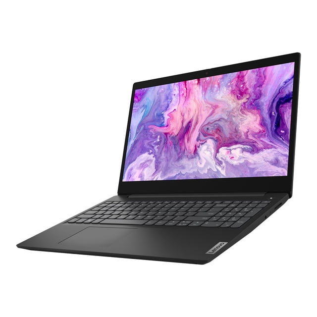 Lenovo IdeaPad 3 Portable 15 Pouces, Écran HD 15,6 Pouces (1366 x 768), Processeur AMD Ryzen 3 3250U, 4 Go de RAM DDR4 Intégrée, SSD 128 Go, Graphiques AMD Radeon Vega 3, Windows 10, 81W10094US, Noir Professionnel