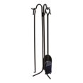 thumbnail image 1 of Open Hearth 4890430 Panacea Black Matte Steel Fireplace Tool Set, 1 of 1