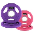 thumbnail image 1 of International Games 2-Inch Rubber Coated Color-Coded Weight Plates Set - Bumper Plates for Strength Training, Fractional & Change Plates, Fitness & Weightlifting - Home Gym Use, 1 of 7