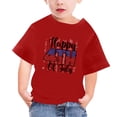 thumbnail image 3 of TopLLC Manches Courtes Col Rond Blouses & Chemises Chemises pour Enfants T-Shirt Graphique Manches Courtes Col Rond Crop Top pour 3-14 Ans Filles et Garçons T-Shirt Tee Blouse Fille, 3 of 4