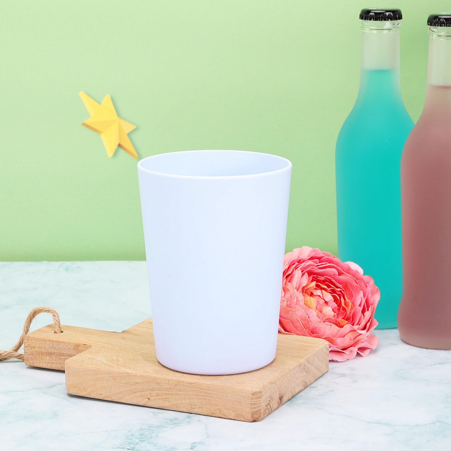 Gobelet en plastique bleu clair Mainstays, 540mL 1 pièce