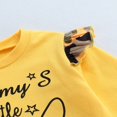 thumbnail image 3 of Baby Boys 2PCS Pants Sets Long Sleeve Round Neck Sweatshirt Tops Solid Color Pants Sets, 3 of 6