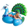 thumbnail image 4 of Joyfy 66" Giant Inflatable Peacock Pool Float for Adults & Kids, Inflatable Animal Summer Swim Pool Raft Toys, 4 of 9