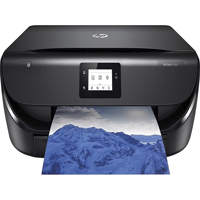 Refurbished (Good) HP ENVY 5055 Wireless All-in-One Photo Printer (M2U85A) - Black