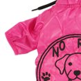 thumbnail image 4 of SUSSEXHOME Pets Dog Raincoat with Hood - Full Coverage Dog Rain Jacket with Fleece Lining - Machine Washable Waterproof Raincoat for Dogs - Fushia, 4 of 8
