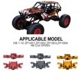 thumbnail image 4 of mmirethe Aluminum Alloy CNC Machined Front And Rear Axle Housings For 1/10 ZP1001 ZP1002 ZP1003 ZP1004 RC Car Accessories Silver, 4 of 6