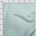 thumbnail image 3 of oneOone Velvet Mint Fabric Asian Block Print Traditional Fabric For Sewing Printed Craft Fabric By The Yard 58 Inch Wide, 3 of 4
