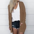 thumbnail image 1 of Qertyioot Blouse Décontractée à Manches Longues pour Femme avec Poche Cardigan, 1 of 7