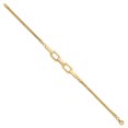 thumbnail image 2 of Diamond2Deal 14K Yellow Gold Fancy Link Bracelet 7.5inch for Women, 2 of 5
