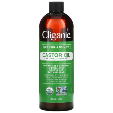 Cliganic , Huile de Ricin Biologique, 16 fl oz (473 ml)