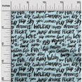 thumbnail image 2 of oneOone Viscose Chiffon Light Blue Fabric Text Sewing Craft Projects Fabric Prints By Yard 42 Inch Wide-5Z, 2 of 5