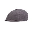 thumbnail image 4 of QualitChoice Casquette Plate Homme Portable Réutilisable Ajustable Respirante Bérets Gris Clair 5ensemble, 4 of 6