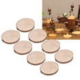 thumbnail image 4 of Wood Slice Prop, Durable 25Pcs Wooden Slices Flexible DIY Wide Application With Bark For Office S, 4 of 8