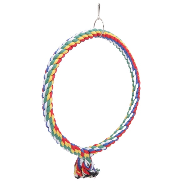Ccdes Bird Swing Toys, Hanging Climbing Easy To Install Standing Bird Colorful Swing Ring For Conure