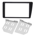 thumbnail image 3 of Stereo Fascia Trim, Sturdy  Frame ABS Material Reliability Black Long Service Life  For Replacement For   LHD 2001-2005, 3 of 8
