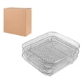 thumbnail image 3 of 3 Pieces Air Fryer Rack Fried Basket Support Chips Air Fryer Accessories Drying square 21cm, 3 of 9