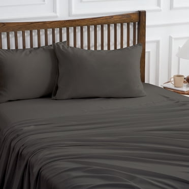 Hitime 4 Pieces Microfiber Queen Sheet Set, Deep Pocket Fit 16", Breathable Super Soft Luxury Hotel Style Home Decor Queen Size Sheet Set, Gift for Women, Men