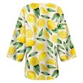 thumbnail image 4 of Nouveaux Hauts pour Femmes 2023 Mode Col Rond Grande Taille T-Shirt à Manches Longues Blouse Imprimée Automne Chandail en Molleton à Manches Longues pour Femmes, 4 of 5
