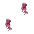 thumbnail image 2 of Baohd Stylish Realistic 112 Scale Armchair Sofa Furniture Red Single Sofa 2Set, 2 of 6