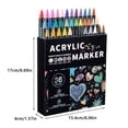 thumbnail image 2 of Pen 1 Product Category Marker Set with 25ml Inks for Projects Rich Color Smooth and Durable Tips Portable for Designers and, 2 of 7