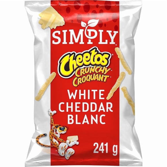 Simply Cheetos Crunchy White Cheddar Cheese flavoured Snacks