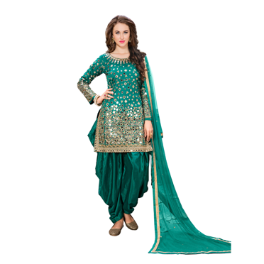 Costumes Patiala Punjabi de Designer sur Mesure avec Dupatta Salwar Kameez Indien Pakistanais Robe