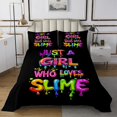 thumbnail image 1 of Erosebridal Colorful Splash Coverlet Set Queen, Graffiti Bedding Set, Teens Childs, 1 of 5