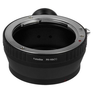 Fotodiox Lens Mount Adapter - Pentax K (PK) Lens to Nikon 1-Series Mirrorless Camera Body