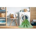 thumbnail image 2 of Ahgly Company Machine Washable Indoor Rectangle Transitional Jade Green Area Rugs, 2' x 5', 2 of 7