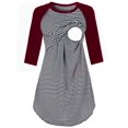 thumbnail image 1 of Jchiup Nuisette de Maternité Décontractée pour Allaitement Tenue de Nuit, 1 of 7