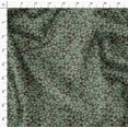 thumbnail image 4 of Soimoi Green polyester Crepe Fabric Coffee Beans Food Decor Fabric Printed Yard 52 Inch Wide, 4 of 5