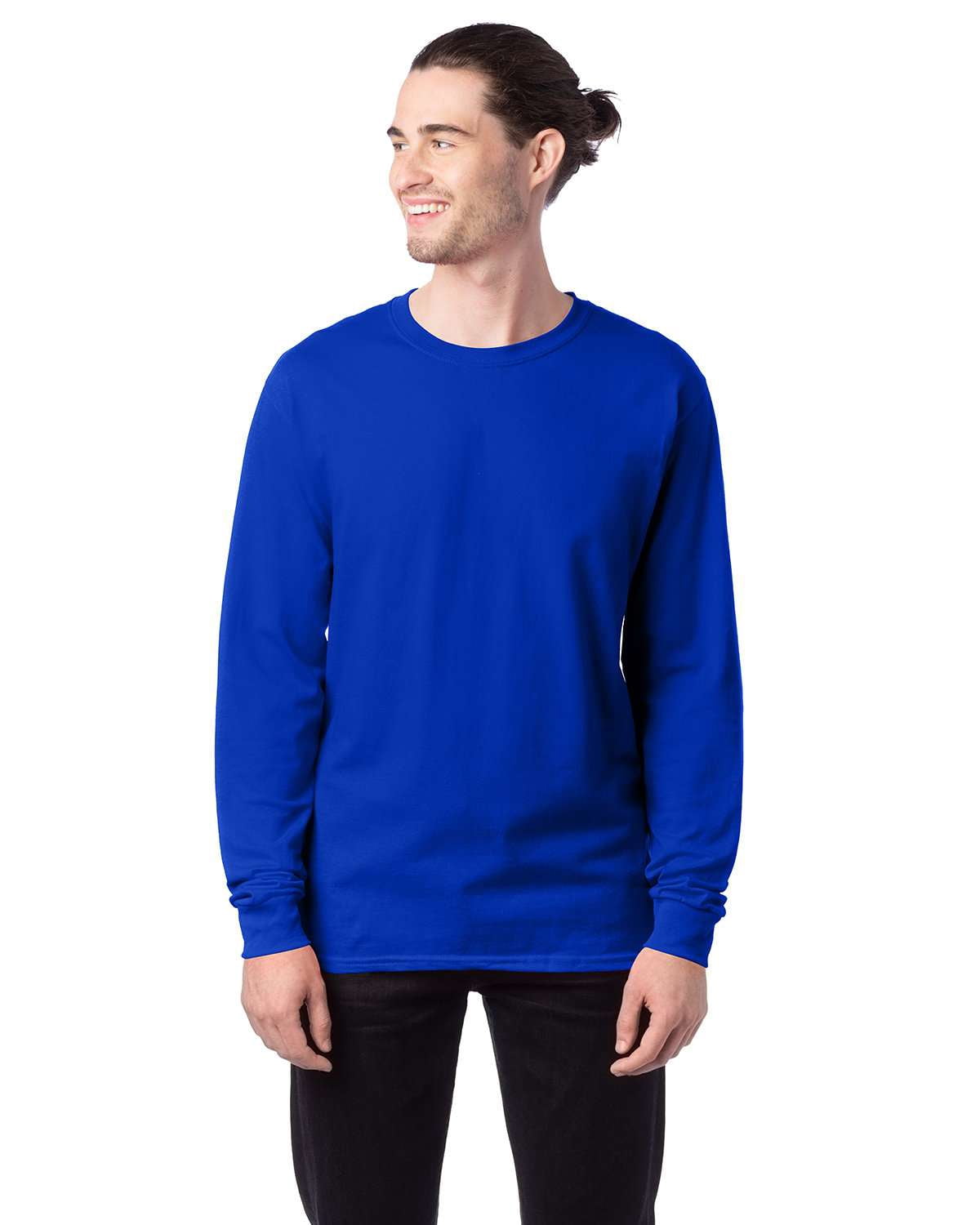 Hanes 5286 Adult Essential-T Long Sleeve T-Shirt