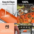 thumbnail image 4 of HAOAN 36‘‘ Protective Grill Cover with Weatherproof  Orange, 4 of 7