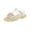 Gold, variant on Sandals for Girls, Thick-Soled Crystal Jelly Princess Shoes with Bow , Spring/Summer Style, Comfortable Childrens Sandals