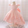 thumbnail image 1 of RXIRUCGD une Robe Mignonne à Manches Longues de Couleur Unie avec une Robe de Princesse et une Robe à Manches Longues à Col Rond Taille Mi-Haute pour une Jeune Fille, Rouge Melon D\'eau, Taille : 130, 1 of 8