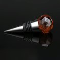 thumbnail image 3 of WIFKLSIIPG Bouchon de Bouteille Pétillante en Acier Inoxydable Diamant Champagne Mer (Orange), 3 of 4