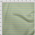 thumbnail image 4 of oneOone Polyester Spandex Olive Green Fabric Chevron Craft Projects Decor Fabric Printed By The Yard 56 Inch Wide, 4 of 4