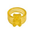 thumbnail image 1 of LYMAYTER Candy Color Ring Little Bear Ring - Korean INS Style, Acrylic, 1 of 7