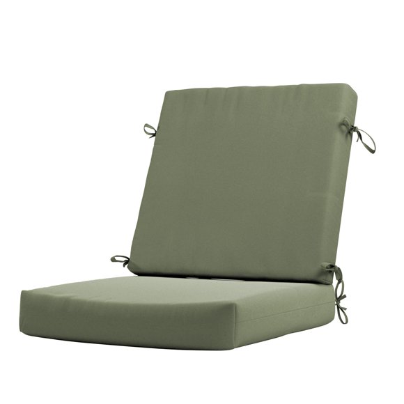 California Umbrella Dining Chair Cushion 20 x 40, Spa