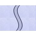 thumbnail image 1 of Ahgly Company Machine Washable Indoor Rectangle Transitional Denim Blue Area Rugs, 2' x 4', 1 of 7