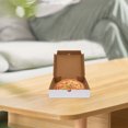 thumbnail image 4 of 30pcs White Pizza Boxes Small Corrugated Pizza Boxes Reusable Pizza Boxes Oven Takeaway Packaging Cardboard Pizza Boxes 6 inch, 4 of 8