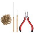thumbnail image 3 of lionlar Hair Extension Kit Plier Plus Pulling Hook Bead Device And Loop Tool Kits - 7# 7, 3 of 6