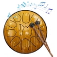 thumbnail image 2 of Birdeem 6-Inch 11 Tone Childrens Hand Drum Forget Worry Drum Adult Hand Disc Drum, 2 of 5
