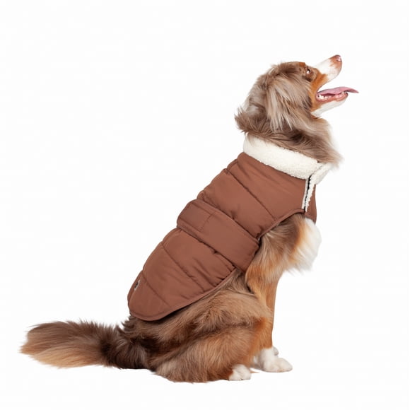 One Paw, Dog Wrap Vest, Warm, Brown
