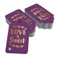 thumbnail image 2 of Inkdotpot Gold Foil Paper Hang Tags Love Is Sweet Wedding Favor Tags 50 Pack, 2 of 6