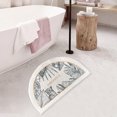 thumbnail image 4 of simhoa Tapis de Sol Antidérapant Tapis d'Intérieur Lavable à la Machine Efficace Grip Tapis Douche Demi-Cercle, 4 of 8