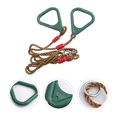 thumbnail image 3 of CHUANK 1Pair Kids Fitness Gym Rings Safe Indoor Pull-up Rings Workout Training Handles, 3 of 7