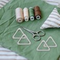 thumbnail image 3 of 10pcs Triangle Shaped Ring Metal Triangle Shaped Buckle For Diy Jewelry Bag, 3 of 9