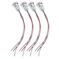 thumbnail image 1 of Loewten LEDs Rondes Pré-Câblées, LED Double Couleur Ferme Étanche pour Interrupteurs de Contrôle d'Accès pour Modification d'Ordinateur pour Modification de Voiture pour Outils de Machine CNC, 1 of 8