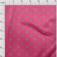 thumbnail image 2 of oneOone Polyester Lycra Fabric Floral Block Printed Fabric 1 Yard 56 Inch Wide, 2 of 4